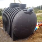 csapadékgyűjtő ciszterna, földbe süllyesztett esővízgyűjtő, esővíztároló, 4000 liter