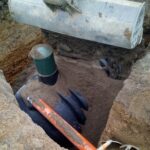 csapadékgyűjtő ciszterna, földbe süllyesztett esővízgyűjtő, esővíztároló, 4000 liter