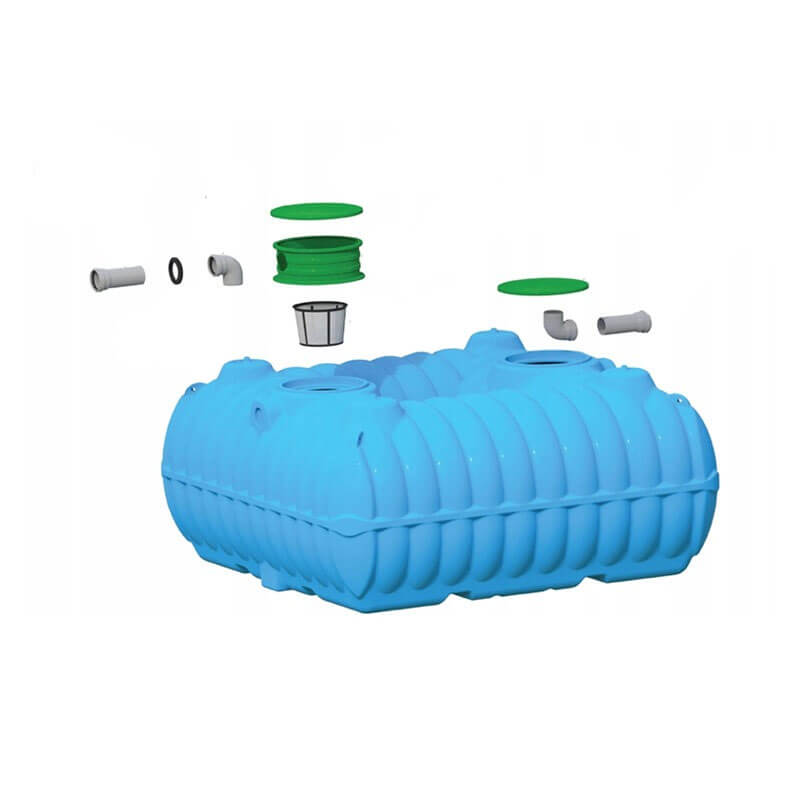 esővízgyűjtő rendszer, esővízgyűjtő szett, föld alatti, lapos esővíztároló, csapadéktároló, 3000 liter